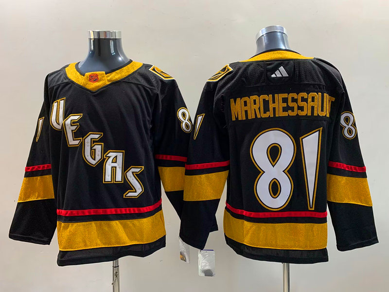 Men's Vegas Golden Knights Jonathan Marchessault #81 Black Breakaway Jersey